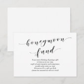 ハネムモダンーン·ファ結婚ンド·ウィッシュ エンクロージャーカード (正面/裏面)