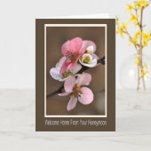 ハネムーンからようこそいらっしゃい カード (黄色い花)