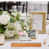 ハネムーンウィッシュ旅行資金要求ギフトQrコード アクリルサイン