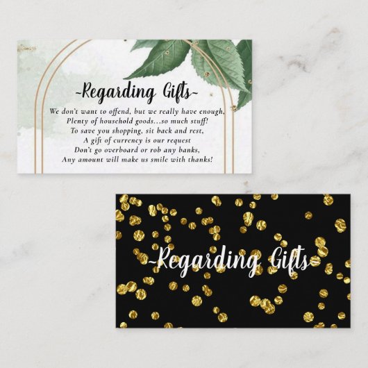 ハネムーンウィッシングウェルカード エンクロージャーカード (正面/裏面)