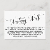 ハネムーンエレガントを願う台本を書く エンクロージャーカード (正面)