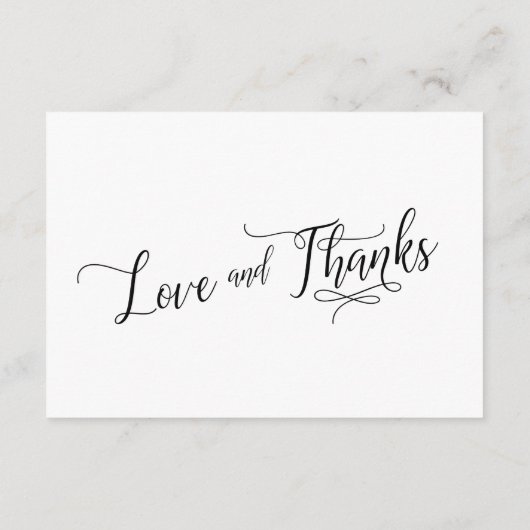 ハネムーンエレガントを願う台本を書く エンクロージャーカード (裏面)