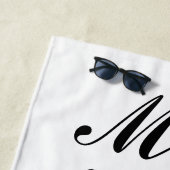 ハネムーンカスタムギフト新婚夫婦 ビーチタオル (インサイチュ)