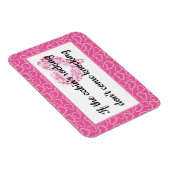 ハネムーンキャビンピンクハートズクルーズおもしろいキャビン マグネット (右側)