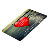 ハネムーンクルーズキャビンドアマーカーハート海 マグネット (左側)