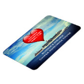 ハネムーンクルーズシップ客室ドアマーカーハート マグネット (左側)