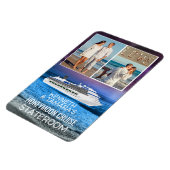 ハネムーンクルーズステートルームドアマーカービーチ写真 マグネット (左側)