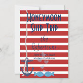 ハネムーンクルーズドアマグネット マグネット招待状 (正面)