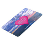 ハネムーンクルーズハートステートルームドア海サンセット マグネット (左側)