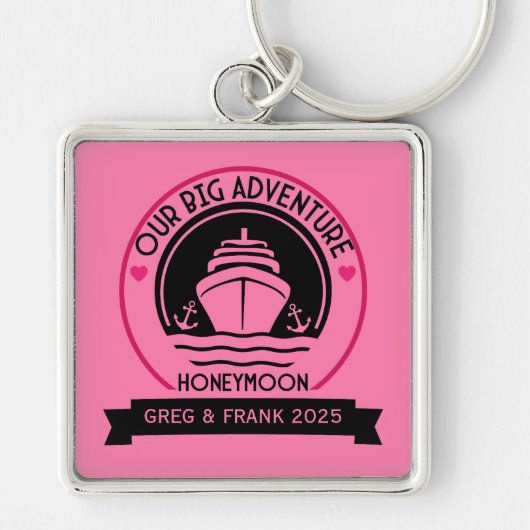 ハネムーンクルーズ キーホルダー (正面)