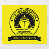 ハネムーンクルーズ スパークリングワインラベル (シングルラベル)