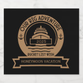 ハネムーンクルーズ スパークリングワインラベル (シングルラベル)