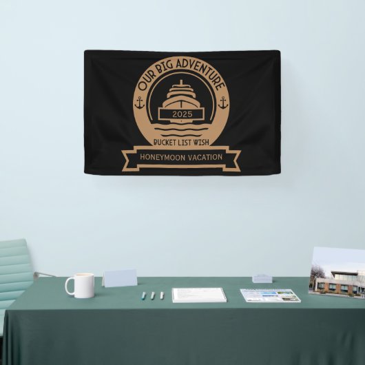 ハネムーンクルーズ 横断幕 (トレードショー)