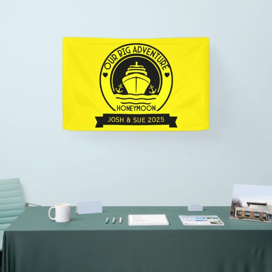ハネムーンクルーズ 横断幕 (トレードショー)