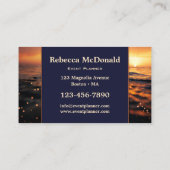 ハネムーンサンセットイベントプランナー名刺 名刺 (裏面)