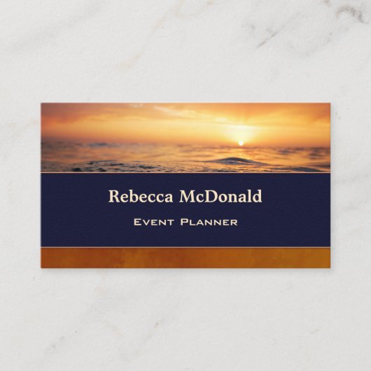 ハネムーンサンセットイベントプランナー名刺 名刺 (正面)