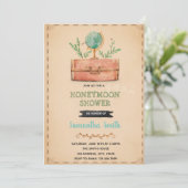 ハネムーンシャワー旅行のご招待 招待状 (スタンド正面)