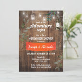 ハネムーンシャワー 招待状 (スタンド正面)