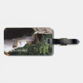 ハネムーンパーソナライズされたフォトラゲージタグ ラゲッジタグ (裏面横)