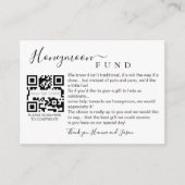 ハネムーンファンドのQrカード（写真あり） エンクロージャーカード (正面)