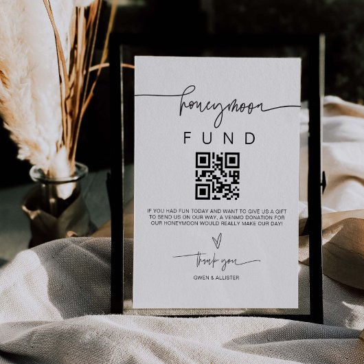 ハネムーンファンドサイン結婚のキャッシュギフトテーブルG400 ポスター