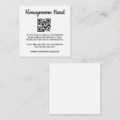 ハネムーンファンドベンモQRコード結婚ズ エンクロージャーカード (正面/裏面)