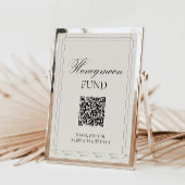 ハネムーンファンドヴィンテージライトグレーサイン 招待状