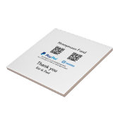 ハネムーンファンドPayPal Venmo QRコード感謝していユーザ タイル (側面)
