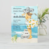 ハネムーンブライダルシャワー招待 招待状 (スタンド正面)