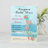 ハネムーンブライダルシャワー 招待状 (スタンド正面)