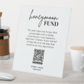 ハネムーンモダンファンドQRコード記号 台座サイン (インサイチュ)