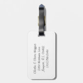 ハネムーンラゲッジタグ ラゲッジタグ (裏面縦)