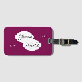 ハネムーンラゲッジタグ – 名前をカスタムする ラゲッジタグ