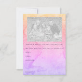 ハネムーン先での結婚式に必要なパスポート 招待状 (裏面)