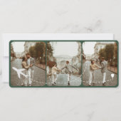 ハネムーン先での結婚式 航空券 搭乗券 招待状 (裏面)