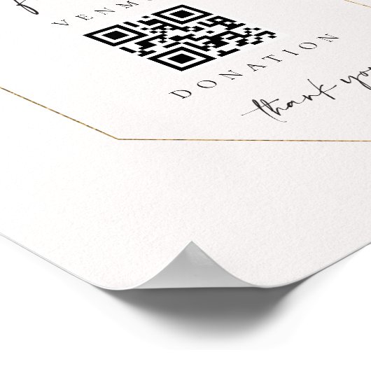 ハネムーン基金の寄付スキャン署名キャッシュギフトC100 ポスター (角)