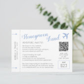 ハネムーン基金の登録Wishing Well Request Card エンクロージャーカード (スタンド正面)