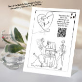 ハネムーン基金の結婚サインの現金の贈り物 台座サイン