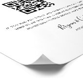 ハネムーン基金サイン現金ギフト寄付スキャンポスター ポスター (角)