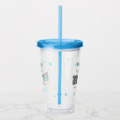ハネムーン基金Q Rコードカップル名結婚の追加 アクリルタンブラー (右)
