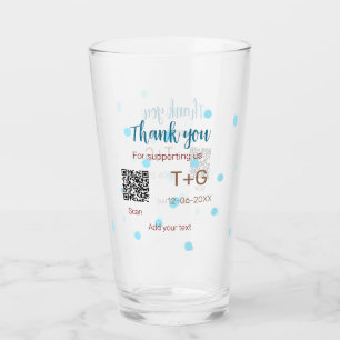 ハネムーン基金Q Rコードカップル名結婚の追加 タンブラーグラス
