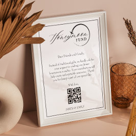 ハネムーン基金Qrコード旅行基金リクエスト ポスター