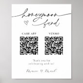 ハネムーン基金QRコード記号 ポスター (正面)