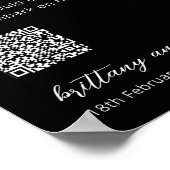 ハネムーン基金QRコー結婚ド ポスター (角)