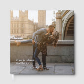 ハネムーン旅行の思い出スクラップブック ゲストブック (正面)