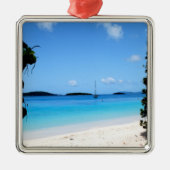ハネムーン湾(セントトーマスUSVI) メタルオーナメント (正面)
