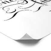 ハネムーン結婚基金の兆候 ポスター (角)