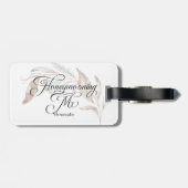 ハネモニングMRウォーターカラーユーカリ葉 ラゲッジタグ (裏面横)