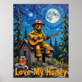 ハネードメロディー:屋根の上にクマ ポスター (正面)