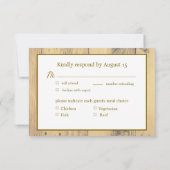 ハネード素朴パインRSVP 出欠カード (裏面)